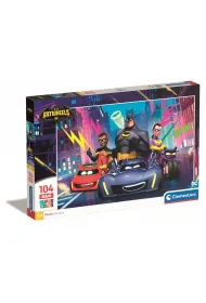 Puzzle 104 el. Maxi SuperColor. Batwheels Clementoni