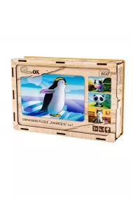 Puzzle drewniane 4w1 zwierzta PuzzleOK