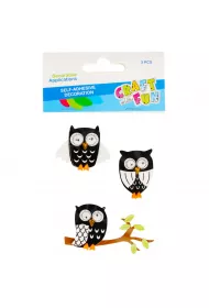 Craft with Fun Naklejki sowa