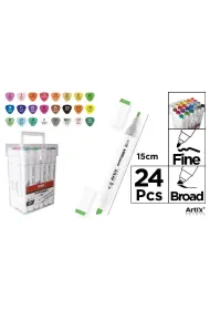 Mp Main Paper Markery dwustronne Chromax 24 szt.