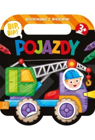 BIP, BIP  POJAZDY. KOLOROWANKA Z NAKLEJKAMI