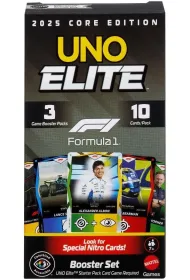 UNO Elite Formu�a 1 Edycja podstawowa Booster Pack Mattel