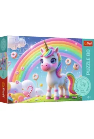Puzzle 60 el. Cukierkowy �wiat Trefl