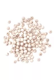 Dalprint Koraliki drewniane kulki 10mm, 40g