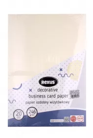 Beniamin Papier wizyt�wkowy A4 Du�y M�otek kremowy 20 kartek