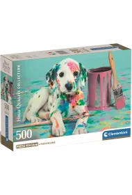 Puzzle 500 el. Compact The Funny Dalmatian Clementoni