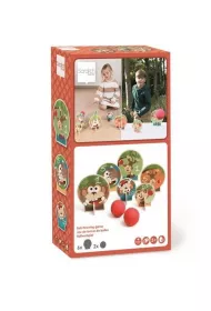 Gra zr�czno�ciowa drewniana Rzut do celu Ma�pki Scratch