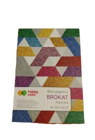 Happy Color Blok BROKAT A4 150g 10 kolor�w