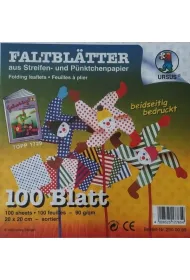 Galeria Hobby Origami 20x20cm kropki/paski 100 arkuszy