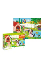 Puzzle Pies i kurczaki 30el Dodo