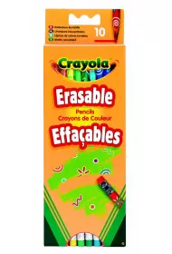 Crayola Kredki o��wkowe �cieralne z gumk� 10 szt.