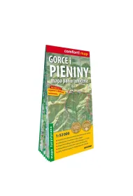 Gorce i Pieniny mapa panoramiczna turystyczna 1:52 000 laminat 2024