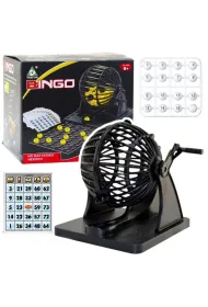 Bingo maszyna losuj�ca 80 kulek 20 kart LeanToys