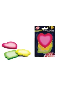 Pukka Pad Samoprzylepne karteczki (li��, serce, kwiat)