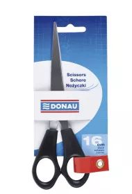No�yczki biurowe DONAU klasyczne czarne 16cm