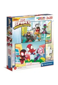 Puzzle 2x20 el. SuperColor. Spidey and Friends Clementoni
