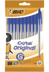 Bic Dugopis Cristal Original Pouch niebieski 10 szt.