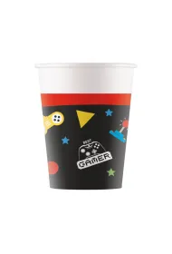 Procos Kubeczki papierowe Gaming Party 200ml 8 szt.