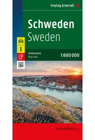 Mapa Szwecja 1:600 000