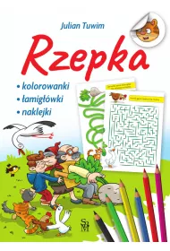Rzepka. Kolorowanki, amigwki, naklejki