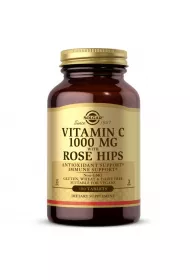 Solgar Vitamin C 1000 mg with Rose Hips Suplement diety 100 tab.