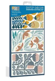 Diamond Dotz Haft diamentowy - Adults Modern Floral Triptych 40x20cm
