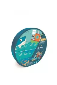 Puzzle 2w1 30 el. 2D i 3D Scenografia Ocean Scratch