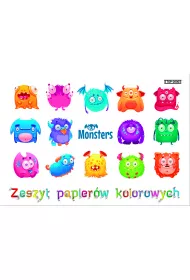 Zeszyt papier�w kolorowych A5