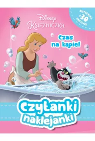 Czytanki naklejanki. Disney Ksi�niczki. Czas na k�piel