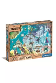 Puzzle 1000 el. Story maps. Frozen Clementoni