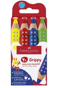 Kredki Grippy 4kol FABER CASTELL