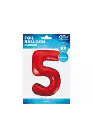 Godan Balon foliowy 5 czerwony 85cm