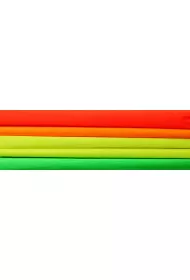 Happy Color Bibu�a marszczona MIX fluo, 4 kolory, 25x200 cm, 5 rolek 25 x 200 cm