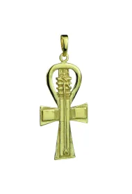 Sotis Krzy� Ankh z lask� Ag925 + Au 24kar, 6,7g