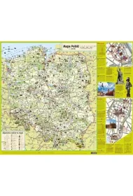 Mapa polski �cienna dla dzieci plansza edukacyjna