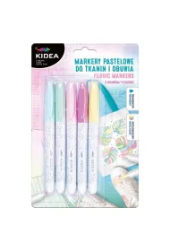 Derform Markery pastelowe do tkanin i obuwia 5 szt.