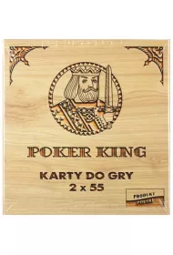 Karty do gry Poker King 2x55