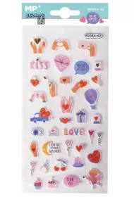 Mp Main Paper Naklejki 3D Love