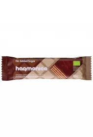 Harmonica Wafelek z samopszy z kremem mleczno-kakaowym w polewie z mlecznej czekolady bez dodatku cukru 40 g Bio