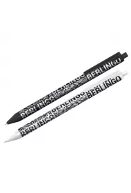 Berlingo D�ugopis automatyczny Monochrome 0,7mm niebieski 1szt (30szt/opak)