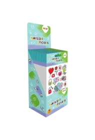 Display naklejki 3D Puffy 50 sztuk Happy Color