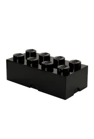 Pojemnik klocek LEGO Brick 8 Czarny