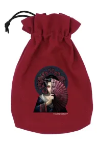 Woreczek na kostki Anne Stokes: Geisha Skull Q-Workshop