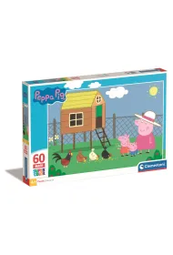 Puzzle 60 el. Maxi SuperColor. Peppa Pig Clementoni