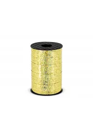 PartyDeco Wst��ka plastikowa z�ota 5mm x 225m 225 m