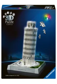 Puzzle Iconics 224 el. 3D Krzywa Wie�a w Pizie Ravensburger