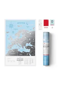 Mapa zdrapka - Travel Map Silver Europe
