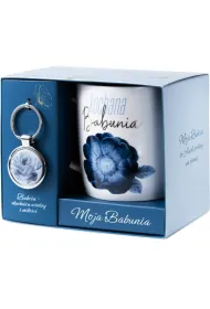 Be-Happy Gifts Kubek+Brelok dla Babci z napisem Kochana Babunia