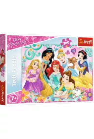 Puzzle 200 el. Radosny wiat ksiniczek Trefl