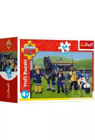 Puzzle mini 54 el. Stra�ak Sam w gotowo�ci 1 Trefl